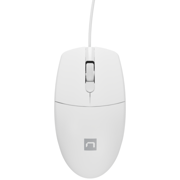 RATON NATEC RUFF 2 1000DPI OPTICO BLANCO USB