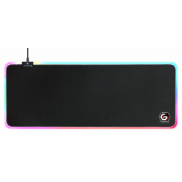 ALFOMBRILLA GAMING GEMBIRD LUZ LED NEGRO L 800X300X4 RGB