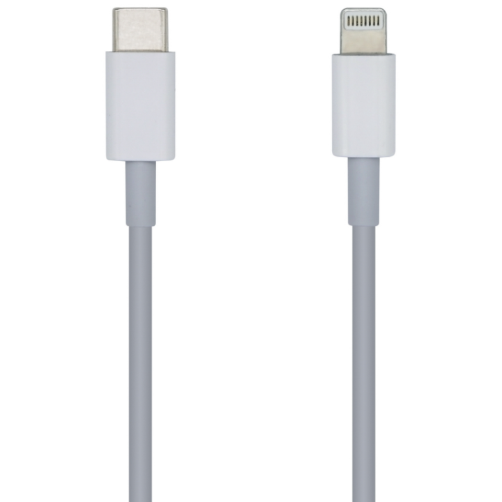 CABLE AISENS USB 2.0 USB-C A LIGHTNING PD 2A LIGHTNING M-USB-C M BLANCO 1.0M