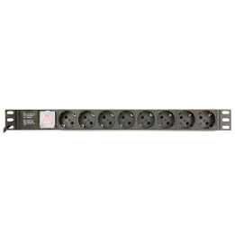 REGLETA PDU GEMBIRD 8 SCHUKO 1U 10A ENCHU C14 CABLE DE 3 M