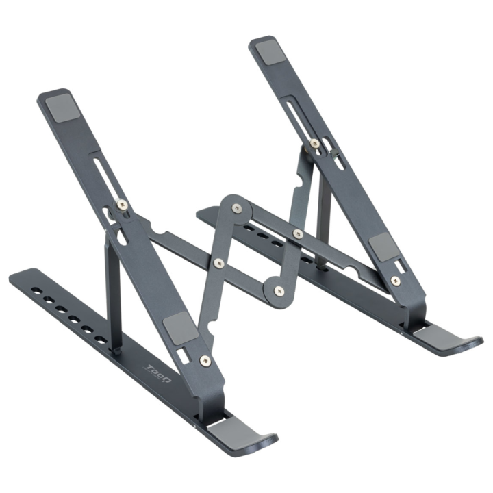 SOPORTE ELEVADOR TOOQ ALUMINIO PLEGABLE PORTATILES GRIS