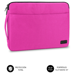 FUNDA PORTATIL SUBBLIM URBAN LAPTOP SLEEVE 13,3-14" PINK