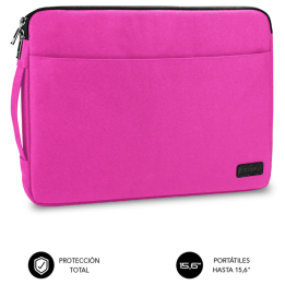 FUNDA PORTATIL SUBBLIM FUNDA ORDENADOR URBAN LAPTOP SLEEVE 15,6" PINK