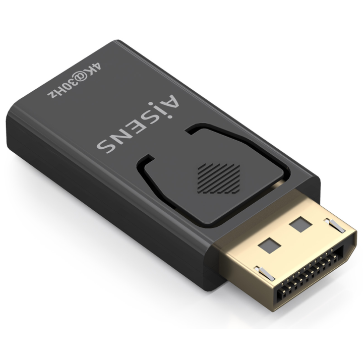 CONVERSOR AISENS DISPLAYPORT A HDMI 4K30HZ DP/M-HDMI/H NEGRO
