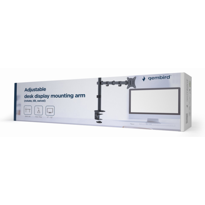 ADJUSTABLE DESK DISPLAY MOUNTING ARM ROTATE TILT SWIVEL 17''-32'' UP TO 9 KG