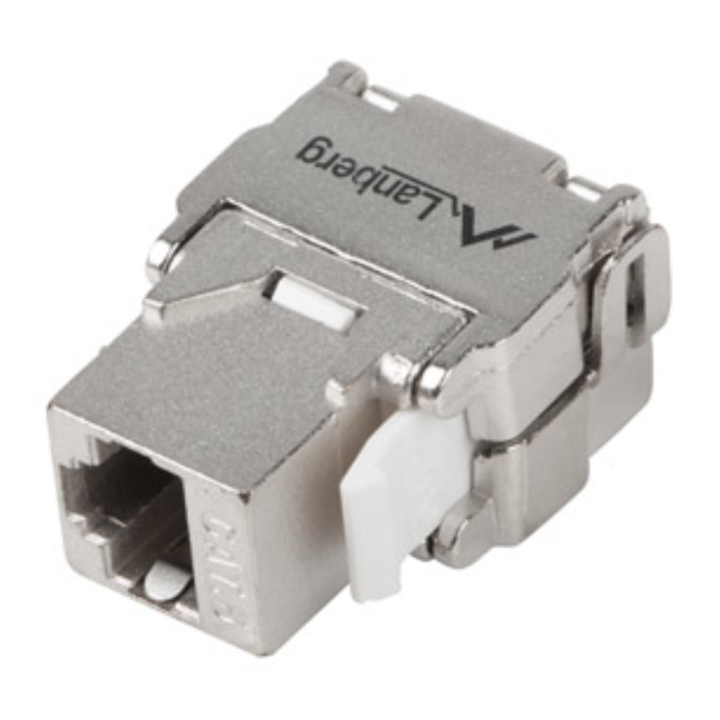 CONECTOR KEYSTONE LANBERG TOOLLESS RJ45 A LSA CAT.6 FTP 180 GRADOS