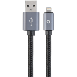CABLE TRENZADO DE ALGODON GEMBIRD 8 PINES CON CONECTORES METALICOS, 1,8 M