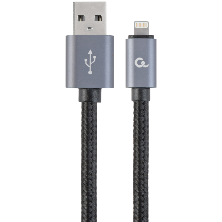 CABLE TRENZADO DE ALGODON GEMBIRD 8 PINES CON CONECTORES METALICOS, 1,8 M