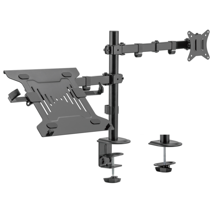 SOPORTE MONITOR AISENS MESA GIRATORIO E INCLINABLE PORTATIL/MONITOR 9KG 17"-32"