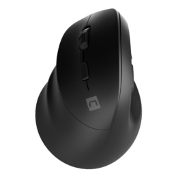 RATON NATEC CRAKE 2 VERTICAL ZURDO DUAL 2400 DPI NEGRO BLUETOOTH PILAS