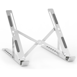SOPORTE PORTATIL SOBREMESA AISENS AJUSTABLE PLATA