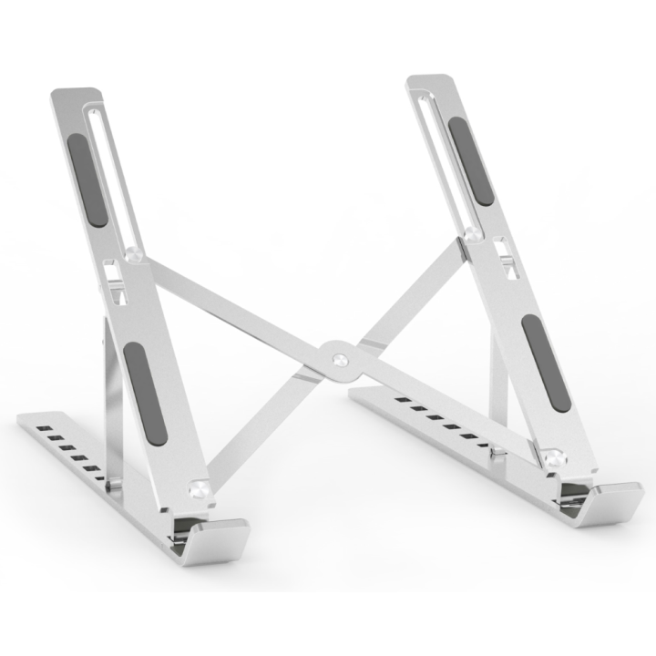 SOPORTE PORTATIL SOBREMESA AISENS AJUSTABLE PLATA
