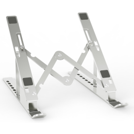 SOPORTE PORTATIL AISENS SOBREMESA AJUSTABLE PLATA