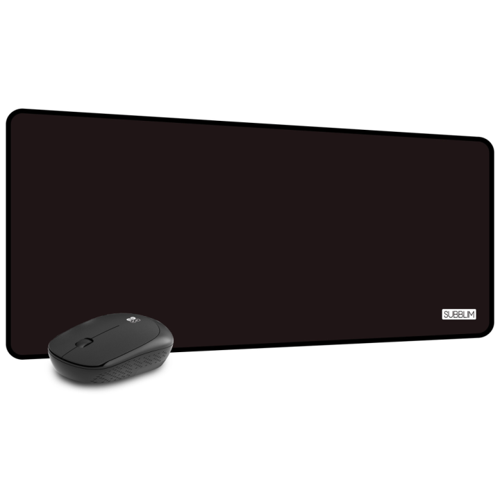 PACK SUBBLIM HARMONY MOUSEPAD XL + WIRELESS MOUSE BLACK