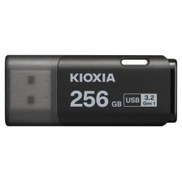MEMORIA USB 3.2 KIOXIA 256GB U301 HAYABUSA NEGRO