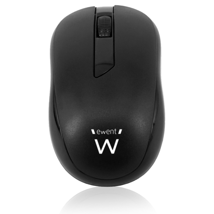 RATON EWENT OPTICO 1000 DPI NEGRO RF INALAMBRICO PILAS