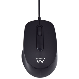 RATON EWENT EW3159 OPTICO 1000 DPI CLIC SILENCIOSO NEGRO USB