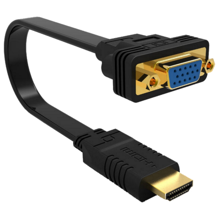CABLE CONVERTIDOR EWENT HDMI MACHO - VGA HEMBRA 0,20 METROS
