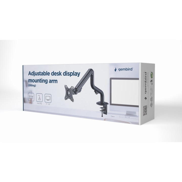 SOPORTE DE PANTALLA GEMBIRD PARA ESCRITORIO AJUSTABLE 17-32 HASTA 8 KG