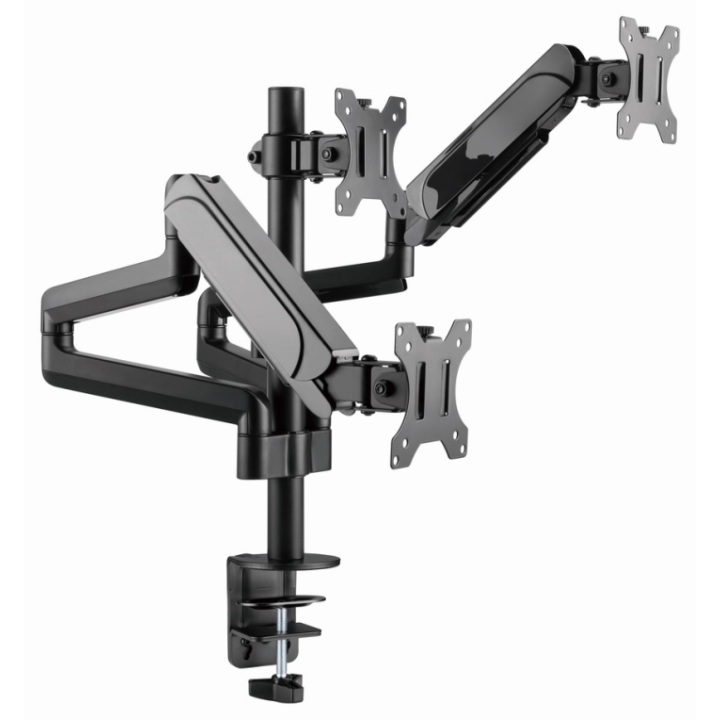 BRAZO DE MONITOR GEMBIRD AJUSTABLE DE MESA PARA 3 MONITORES MOV COMPLETO