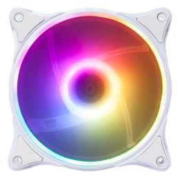 VENTILADOR HIDITEC GAMING ARGB N18-ARGB WHITE 120MM