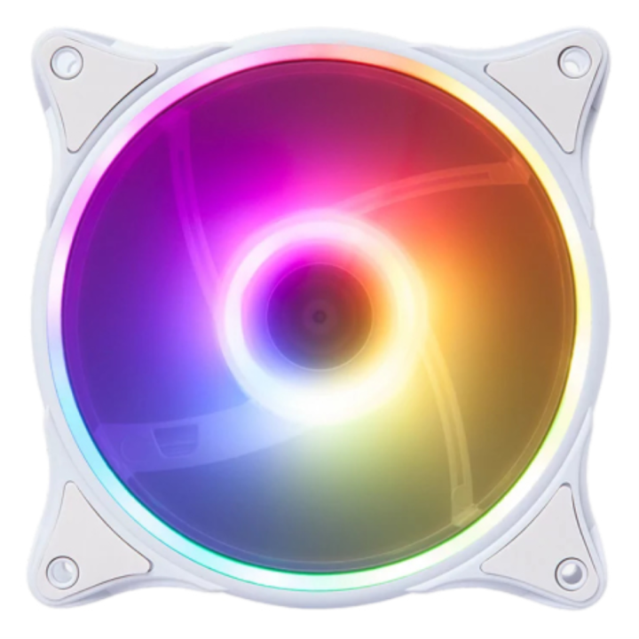 VENTILADOR HIDITEC GAMING ARGB N18-ARGB WHITE 120MM