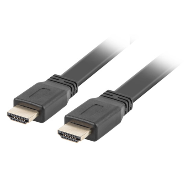 CABLE HDMI LANBERG MACHO/MACHO V2.0 4K PLANO 1.8M NEGRO