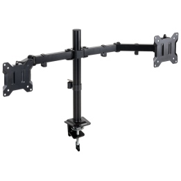 SOPORTE TOOQ MESA GIRA INCLI 2 BRAZOS 17-27" NEGRO