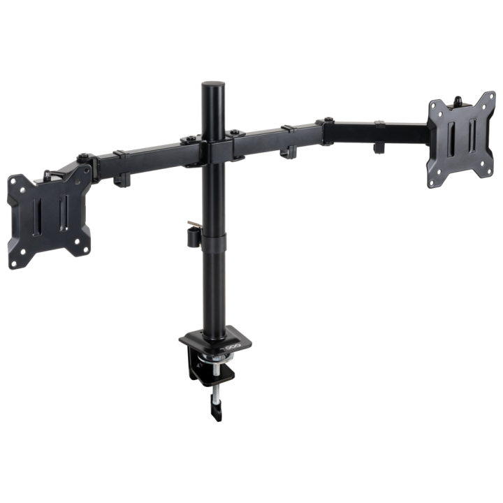 SOPORTE TOOQ MESA GIRA INCLI 2 BRAZOS 17-27" NEGRO