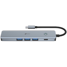 LEOTEC DOCKING STATION 6-1 1USB-C PD100 POWER&DATOS 3USB3.0 1HDMI 4K 30HZ