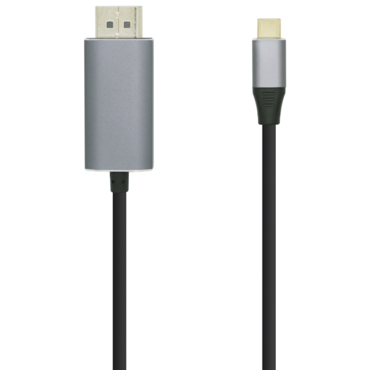 CABLE CONVERSOR AISENS USB-C A DISPLAYPORT 4K60HZ NEGRO 1.8M