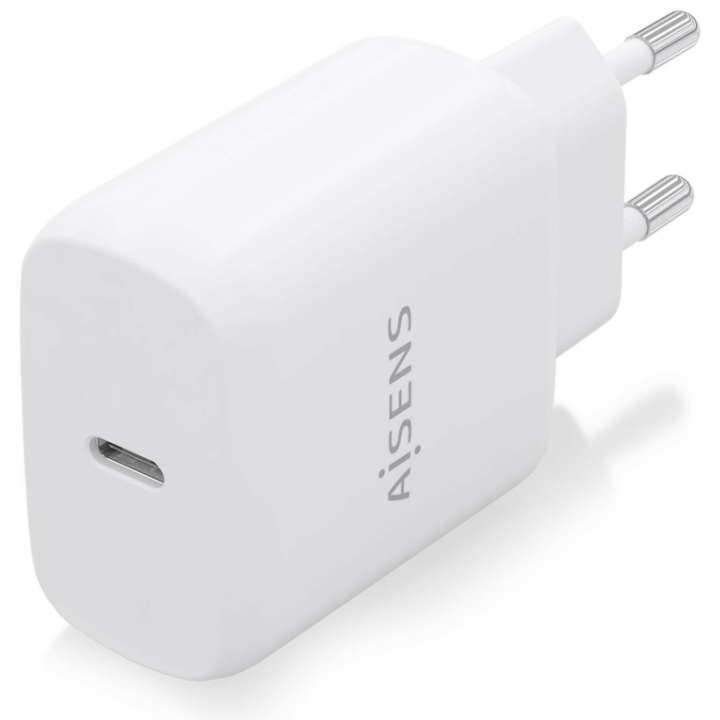 CARGADOR AISENS USB-C PD3.0 1 PUERTO 1XUSB-C 25W BLANCO