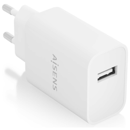 CARGADOR AISENS USB 10W ALTA EFICIENCIA 5V/2A BLANCO