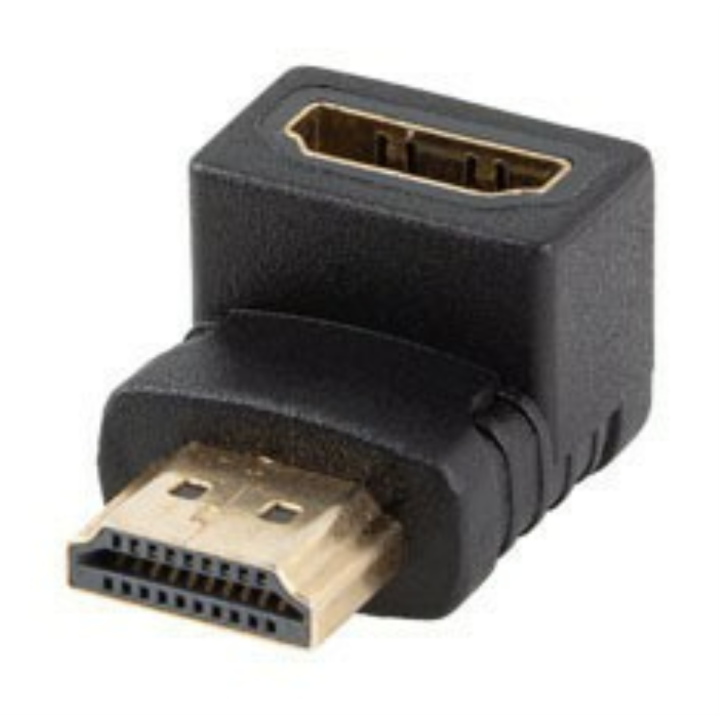 ADAPTADOR 4K LANBERG HDMI(M) A HDMI(H) ANGULO ABAJO