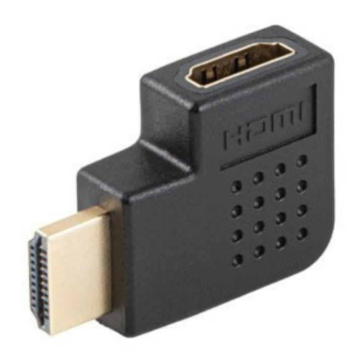 ADAPTADOR 4K LANBERG HDMI(M) A HDMI(H) ANGULO DERECHA