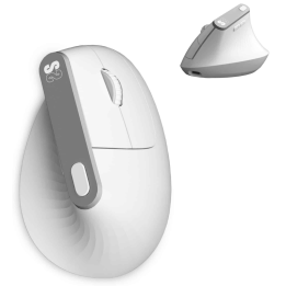 RATON SUBBLIM NATURE VERTICAL ERGO DUAL BATTERY WHITE