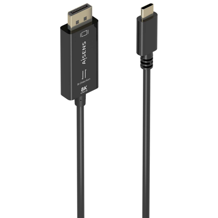 CABLE CONVERSOR AISENS BIDIRECCION USB-C A DISPLAYPORT 8K@60HZ 1.8M