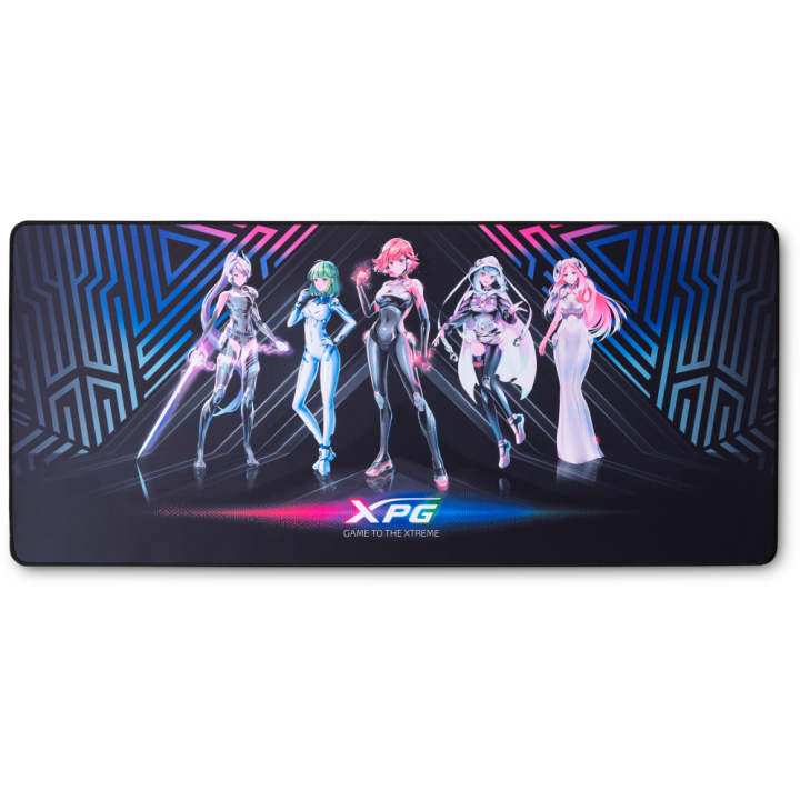 ALFOMBRILLA GAMING XPG FRONTLINE XL XTREME SAGA 02 NEGRO 900X400X3