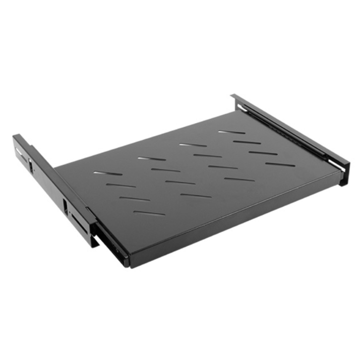 BANDEJA LANBERG DESLIZANTE 1U 465x347MM HASTA 60KG RACK DE 19" NEGRO