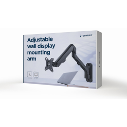 BRAZO DE MONTAJE GEMBIRD PARA PANTALLA DE PARED AJUSTABLE HASTA 27'' 7KG