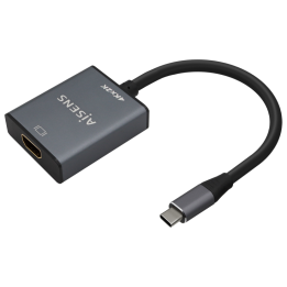 CABLE CONVERSOR AISENS ALUMINIO USB-C A HDMI 4K30HZ GRIS 15CM
