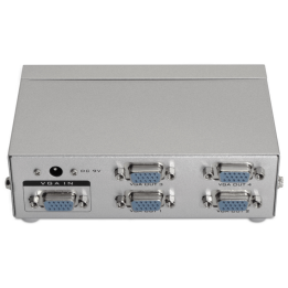 DUPLICADOR AISENS SVGA PARA 4 MONITORES CON ALIMENTACION