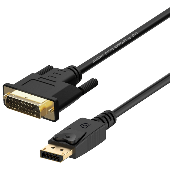 CABLE CONVERSOR AISENS DISPLAYPORT A DVI DP/M-DVI/M NEGRO 2.0M