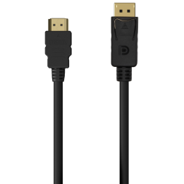 CABLE CONVERSOR AISENS DISPLAYPORT A HDMI DP/M-HDMI/M NEGRO 0.5M