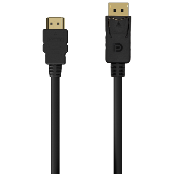 CABLE CONVERSOR AISENS DISPLAYPORT A HDMI DP/M-HDMI/M NEGRO 0.5M