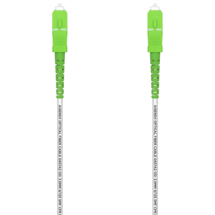CABLE AISENS FIBRA G657A2 3.0 9 125 SMF SIMPLEX LSZH SC APC 10M