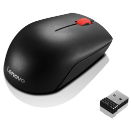 RATON LENOVO ESSENTIAL COMPACT NEGRO RF INALAMBRICO PILAS