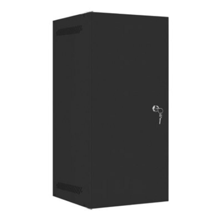 ARMARIO LANBERG MURAL RACK 10" 12U/280X310 FLAT PACK NEGRO PUERTA METAL
