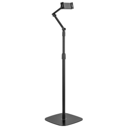 SOPORTE AISENS SUELO UNIVERSAL AJUSTABLE (3 PIVOTES) TABLET NEGRO