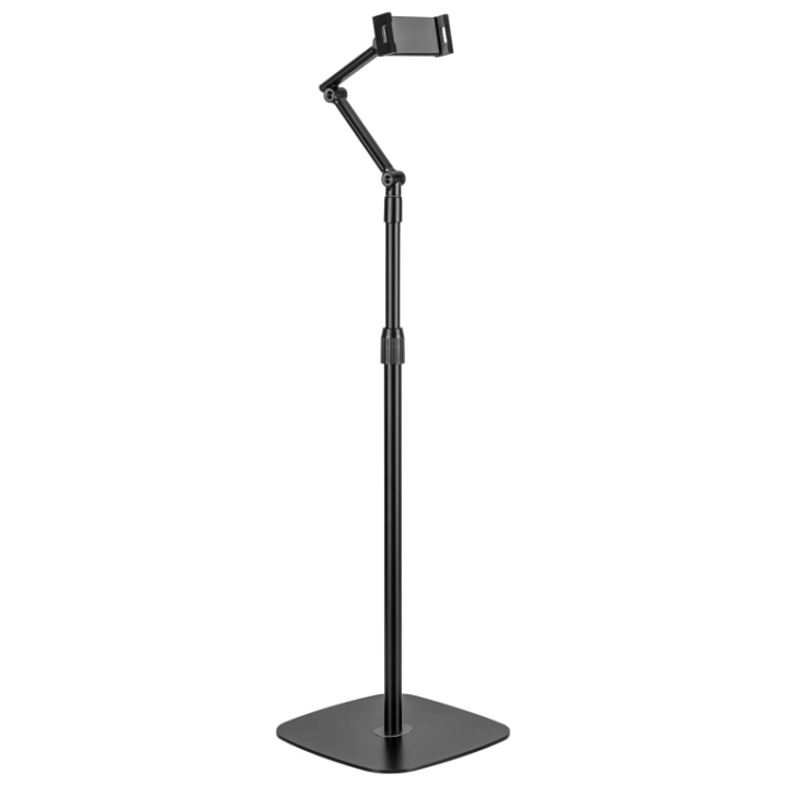 SOPORTE AISENS SUELO UNIVERSAL AJUSTABLE (3 PIVOTES) TABLET NEGRO